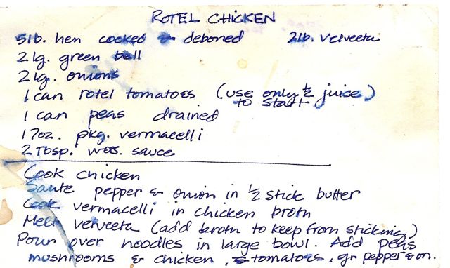 Chicken rotel velveeta recipe