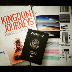 Kingdom Journeys book, passport and travel journal